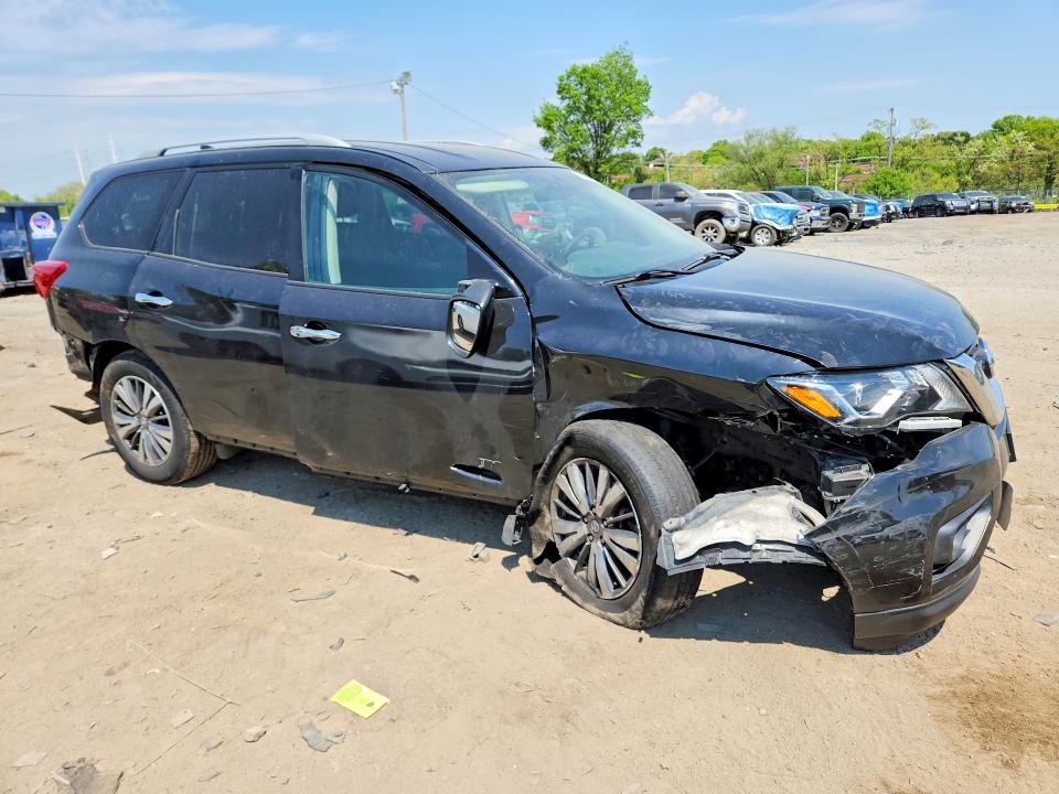 2020 Nissan Pathfinder VIN 5N1DR2AM2LC641296 COPART salvage auction — FRONT END, Md - Cert Of Salvage > 75% Damage, sold $2,200 on 2026-07-02 (photo 4)