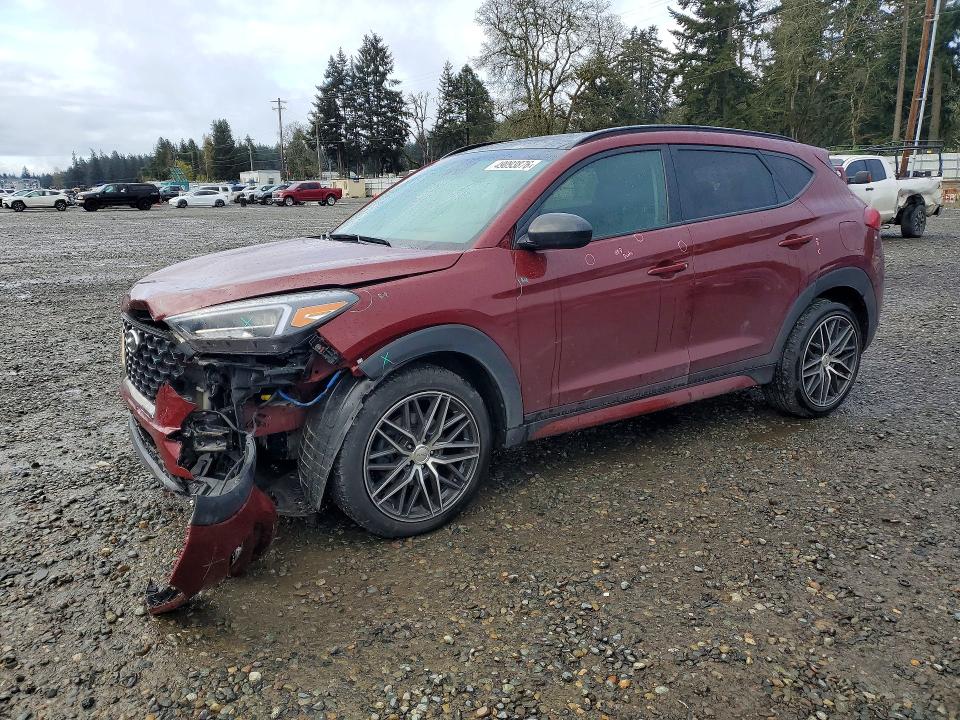 2019 Hyundai Tucson VIN KM8J3CAL3KU943707 COPART salvage auction — FRONT END, Wa - Bill Of Sale, sold $1,300 on 2026-07-10 (photo 1)
