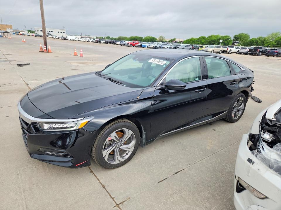 2018 Honda Accord VIN 1HGCV1F53JA158207 COPART salvage auction — REAR END, Tx - Salvage Vehicle Title, sold $7,700 on 2026-07-09 (photo 1)