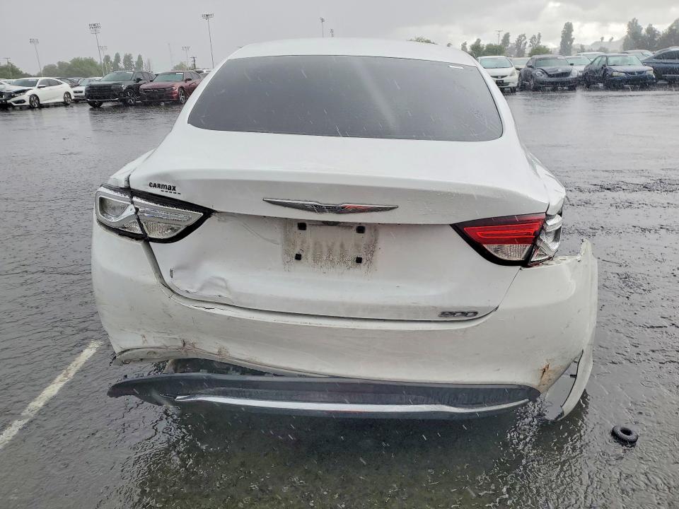 2016 Chrysler 200 VIN 1C3CCCAB9GN170350 COPART salvage auction — REAR END, CA - SALVAGE CERTIFICATE, sold $675 on 2026-07-17 (photo 6)