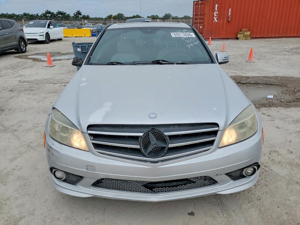 2010 Mercedes-benz C class VIN WDDGF5EB0AR107654 COPART salvage auction — SIDE, FL - CERTIFICATE OF DESTRUCTION, sold $575 on 2026-08-10 (photo 5)