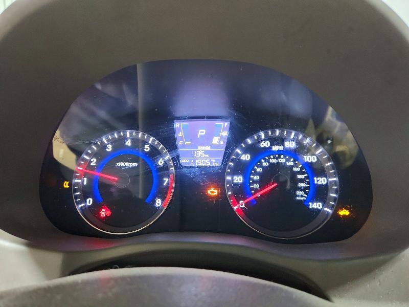 2014 Hyundai Accent VIN KMHCT4AE9EU720351 COPART salvage auction — FRONT END, NH - CERT OF TITLE-SALVAGE, sold $325 on 2026-07-02 (photo 9)