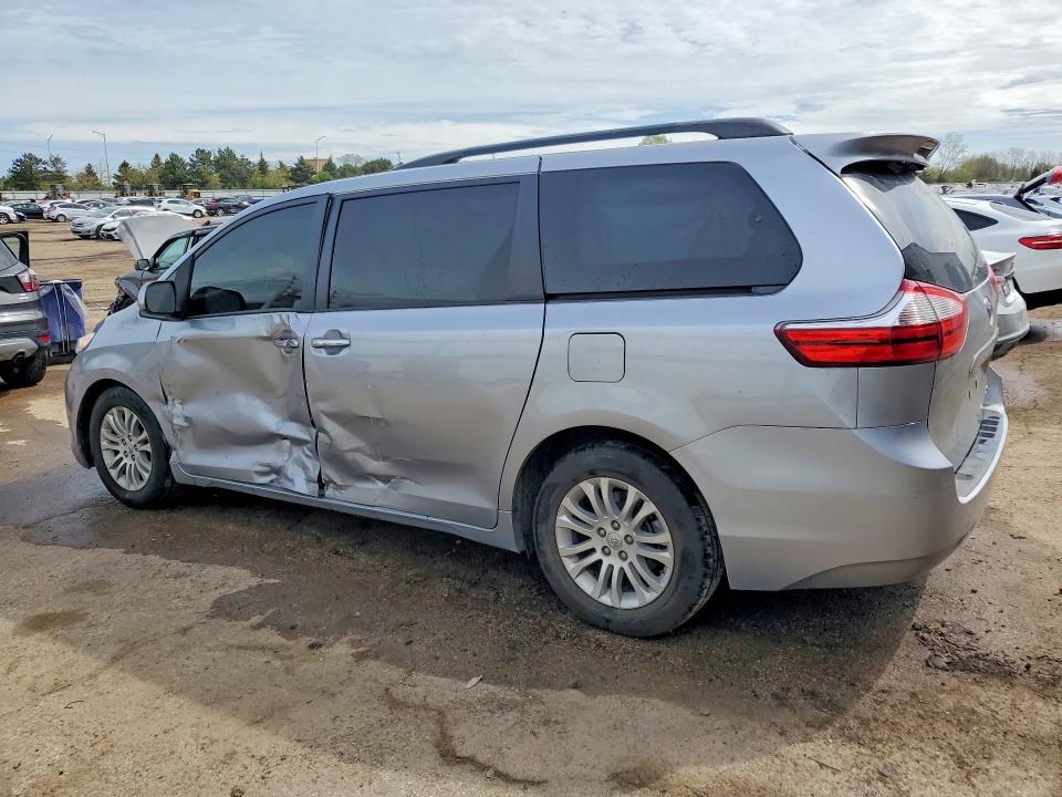 2017 Toyota Sienna VIN 5TDYZ3DC2HS791588 COPART salvage auction — SIDE, Il - Salvage Certificate, sold $4,950 on 2026-07-09 (photo 2)
