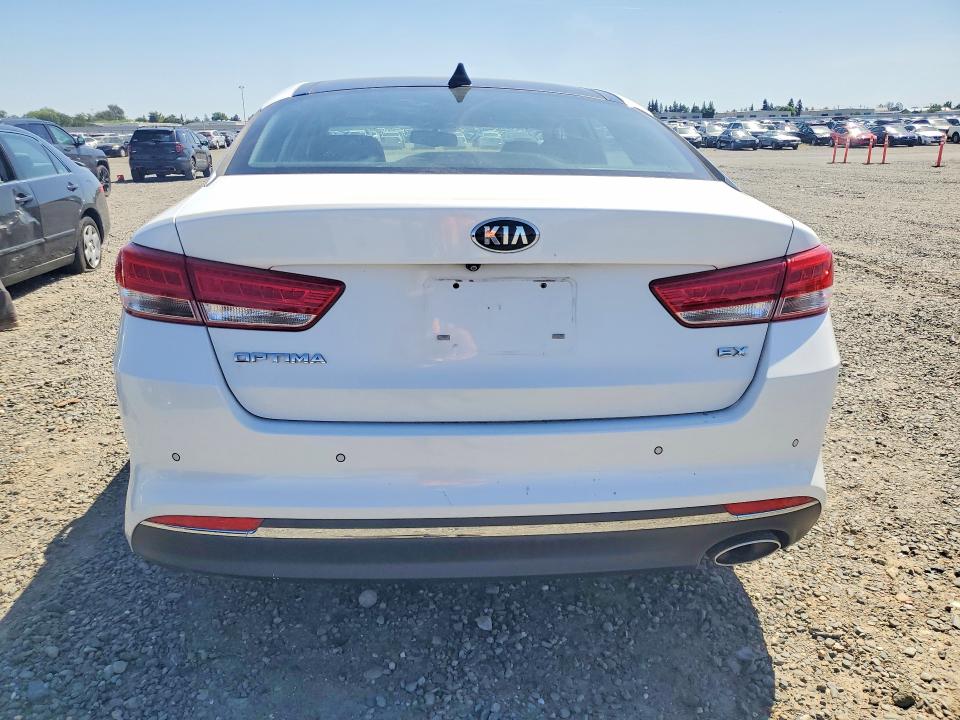 2016 Kia Optima VIN 5XXGU4L36GG092272 COPART salvage auction — MECHANICAL, Ca - Salvage Certificate (P), sold $1,250 on 2026-07-28 (photo 6)