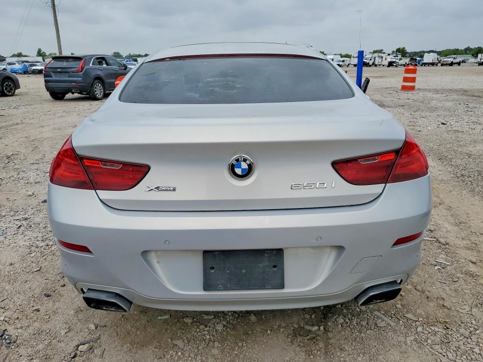 2015 BMW 6er VIN WBA6B4C53FD760974 COPART salvage auction — MINOR DENT/SCRATCHES, TX - CERTIFICATE OF TITLE, sold $3,150 on 2026-07-17 (photo 6)