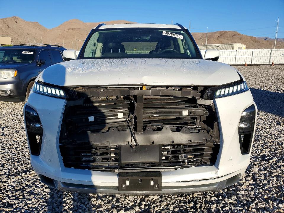 2025 Infiniti Qx80 VIN JN8AZ3AA5S9000226 COPART salvage auction — FRONT END, Ca - Salvage Certificate, sold $18,600 on 2026-07-29 (photo 5)