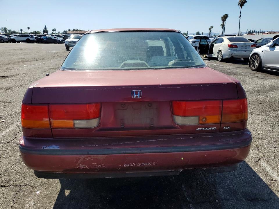 1993 Honda Accord VIN 1HGCB717XPA024856 COPART salvage auction — FRONT END, Ca - Salvage Certificate, sold $300 on 2026-07-17 (photo 6)