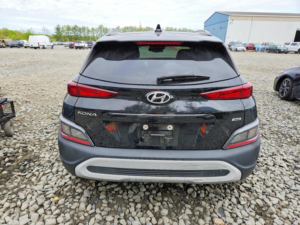 2022 Hyundai Kona VIN KM8K6CABXNU756441 COPART salvage auction — FRONT END, Nj - Cert Of Title-Salvage, sold $2,550 on 2026-07-27 (photo 6)