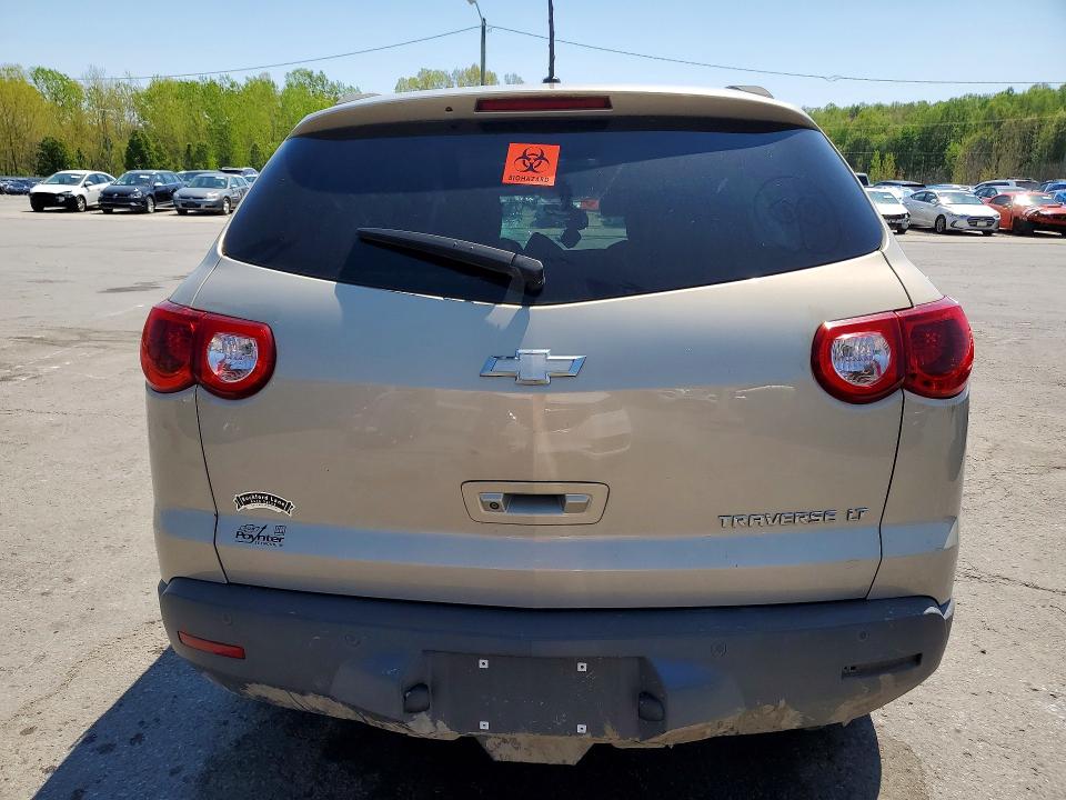 2011 Chevrolet Traverse VIN 1GNKRJED2BJ411209 COPART salvage auction — FRONT END, KY - CERT OF TITLE-SALVAGE, sold $325 on 2026-07-02 (photo 6)