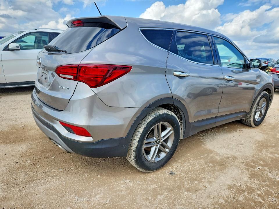 2018 Hyundai Santa fe VIN 5NMZT3LB5JH091023 COPART salvage auction — FRONT END, Tx - Salvage Vehicle Title, sold $2,900 on 2026-07-09 (photo 3)
