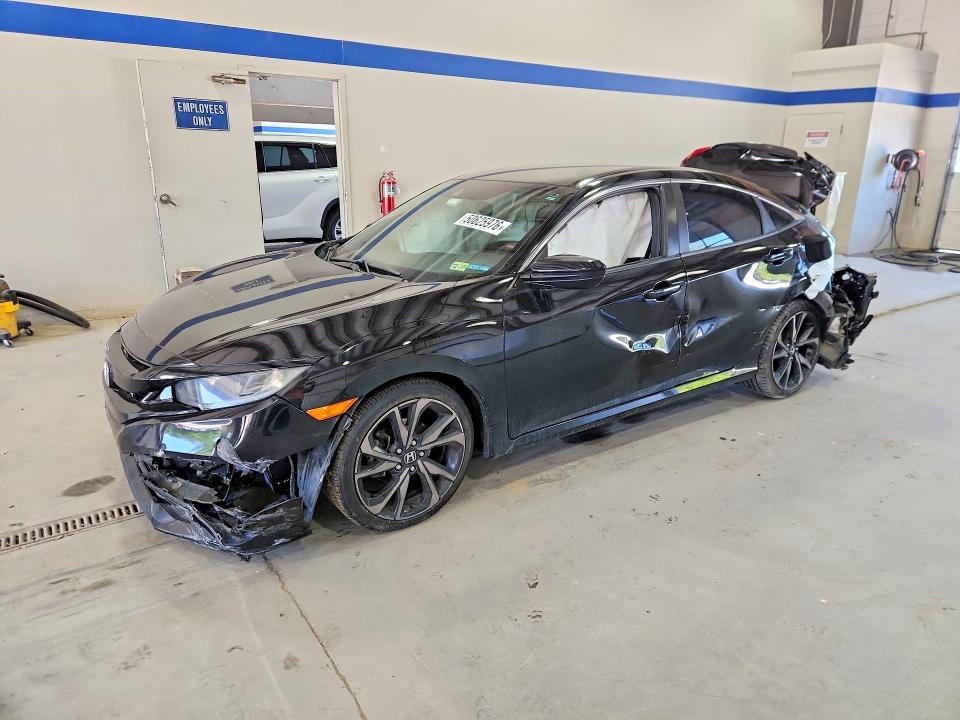 2021 Honda Civic VIN 2HGFC2F8XMH548083 COPART salvage auction — ALL OVER, Va - Cert Of Title - Salvage, sold $1,800 on 2026-07-02 (photo 1)