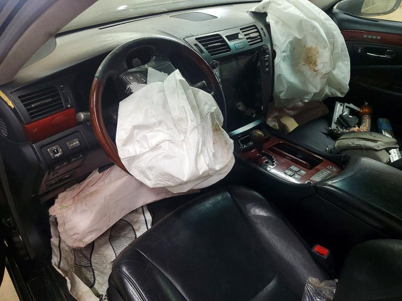 2010 Lexus Ls VIN JTHDL1EF8A5001931 COPART salvage auction — FRONT END, Nc - Salvage Certificate Of Title, sold $975 on 2026-07-22 (photo 8)