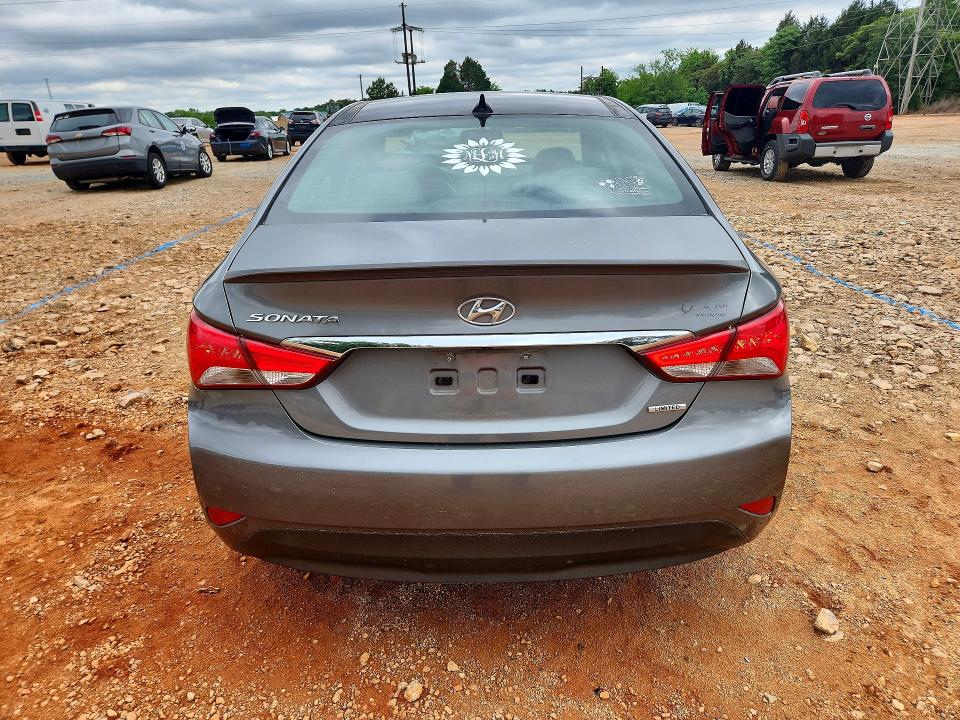2014 Hyundai Sonata VIN 5NPEC4AC8EH867010 COPART salvage auction — FRONT END, Nc - Salvage Certificate Of Title, sold $350 on 2026-07-27 (photo 6)