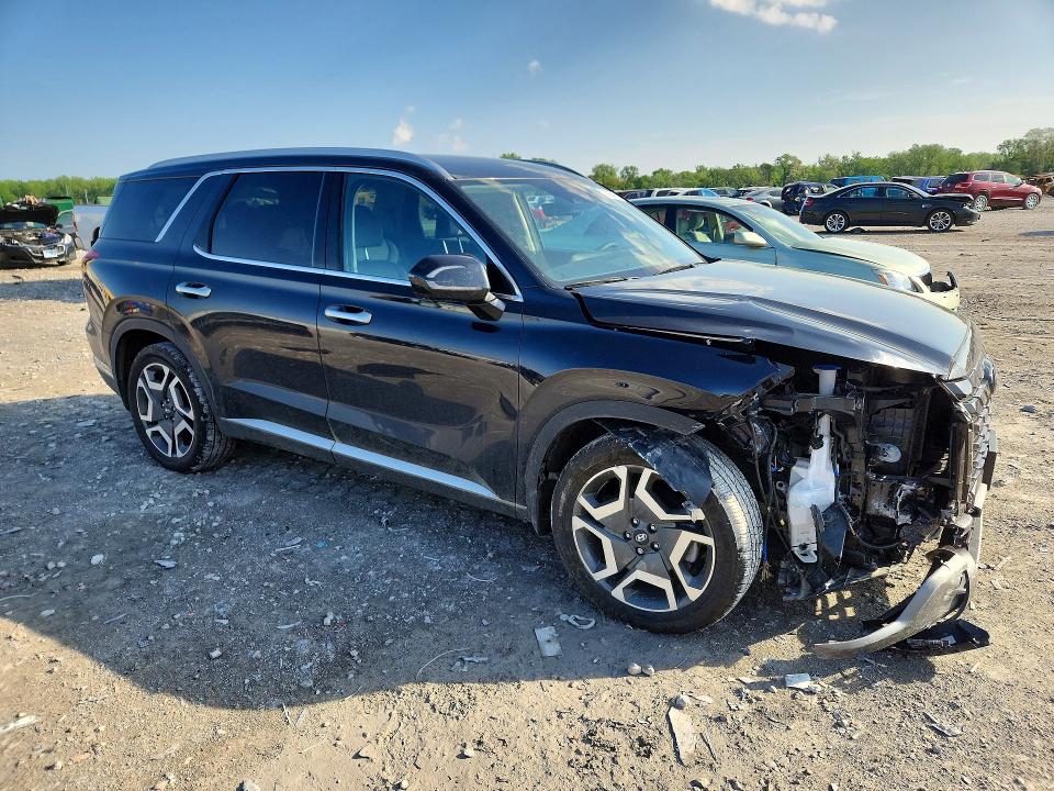 2025 Hyundai Palisade VIN KM8R4DGE0SU834443 COPART salvage auction — FRONT END, Wv - Salvage Certificate, sold $15,000 on 2026-08-03 (photo 4)