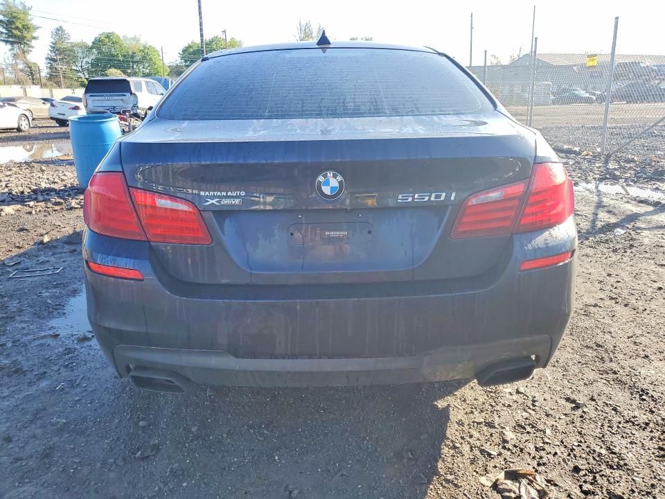 2013 BMW 5er VIN WBAFU9C56DDY70826 COPART salvage auction — SIDE, Salvage Title, sold $1,450 on 2026-07-13 (photo 6)