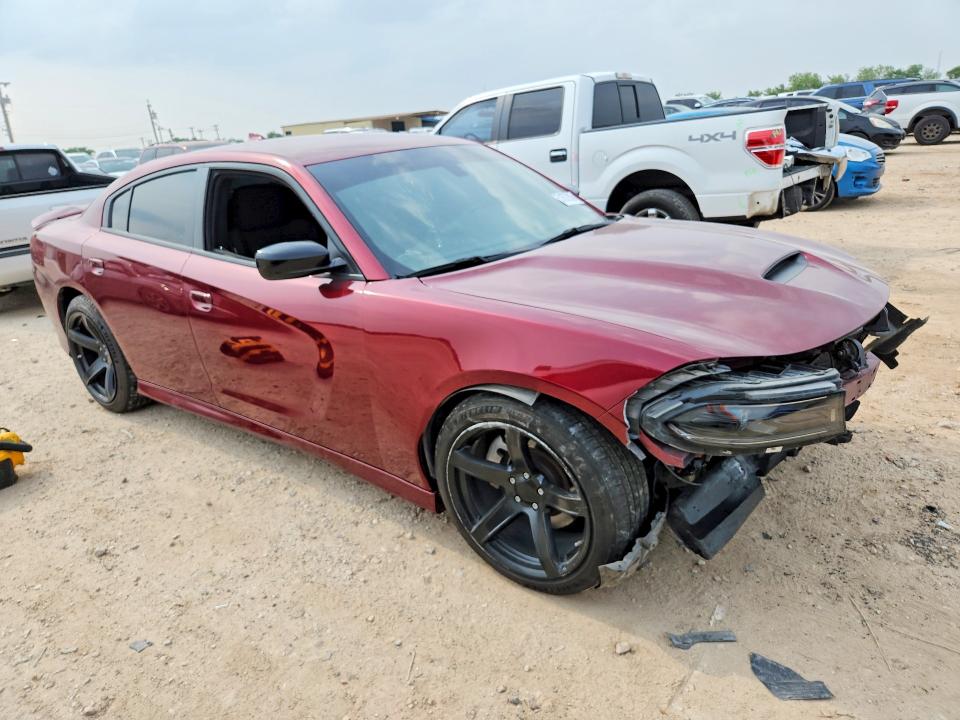 2023 Dodge Charger VIN 2C3CDXCT5PH554631 COPART salvage auction — FRONT END, Tx - Salvage Vehicle Title, sold $4,750 on 2026-07-09 (photo 4)