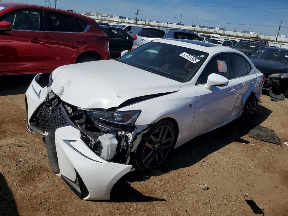 2017 Lexus Is VIN JTHCM1D2XH5023074 COPART salvage auction — SIDE, Il - Salvage Certificate, sold $4,250 on 2026-07-07 (photo 1)