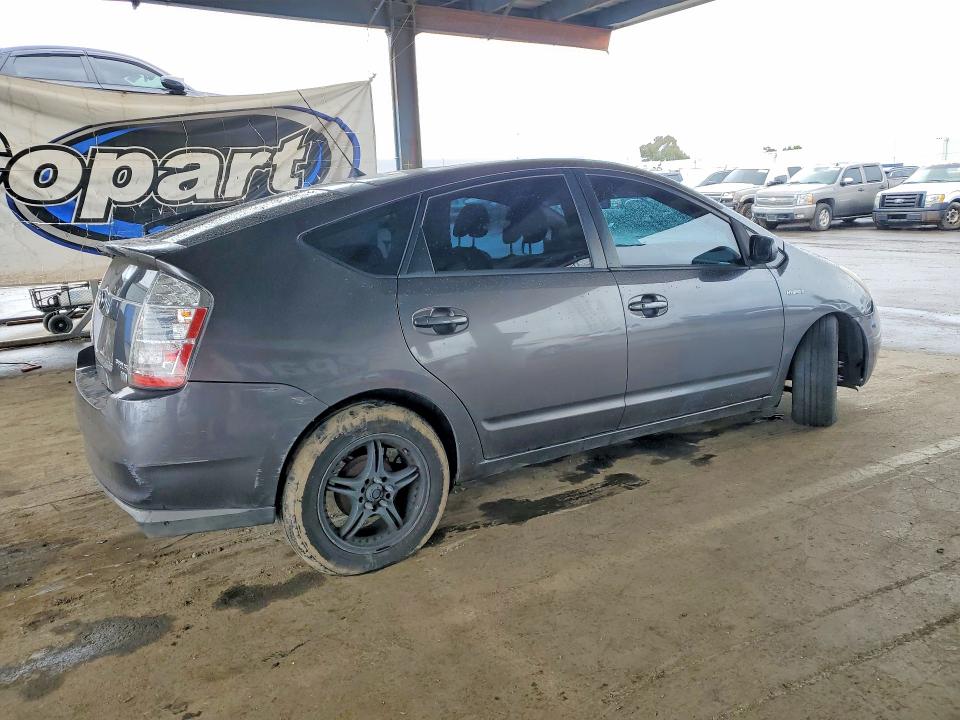 2007 Toyota Prius VIN JTDKB20U273277291 COPART salvage auction — FRONT END, Ca - Salvage Certificate, sold $350 on 2026-07-07 (photo 3)
