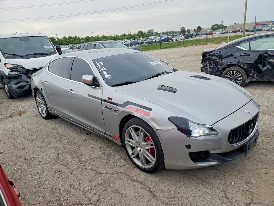 2014 Maserati Quattroporte VIN ZAM56RRA6E1079319 COPART salvage auction — FRONT END, In - Cert Of Title-Salvage Title, sold $2,950 on 2026-07-10 (photo 4)