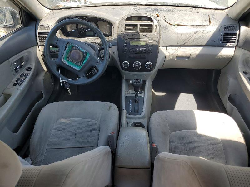 2009 Kia Spectra VIN KNAFE222595664880 COPART salvage auction — FRONT END, Ca - Salvage Certificate, sold $300 on 2026-07-16 (photo 8)