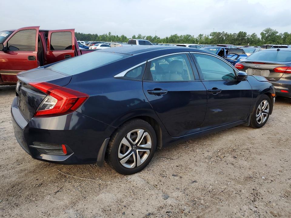 2018 Honda Civic VIN 19XFC2F52JE030335 COPART salvage auction — FRONT END, Tx - Certificate Of Title, sold $3,300 on 2026-07-10 (photo 3)