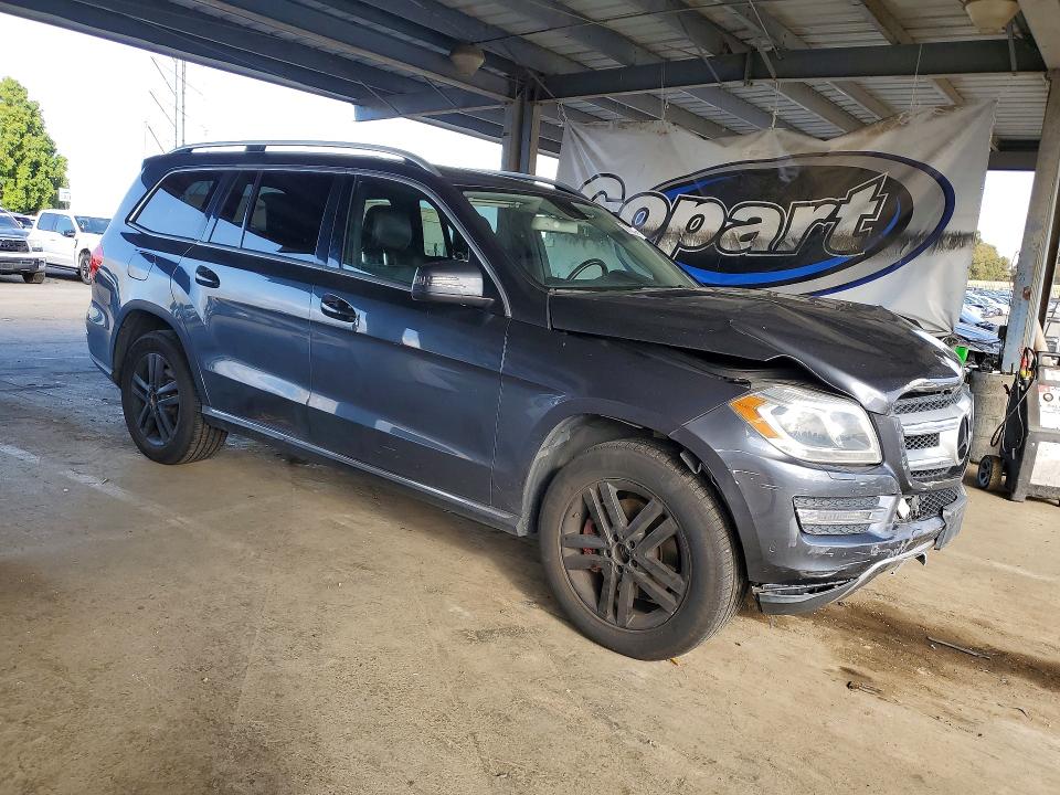 2014 Mercedes-benz Gl-class VIN 4JGDF7CE5EA339639 COPART salvage auction — FRONT END, Ca - Salvage Certificate, sold $825 on 2026-07-02 (photo 4)