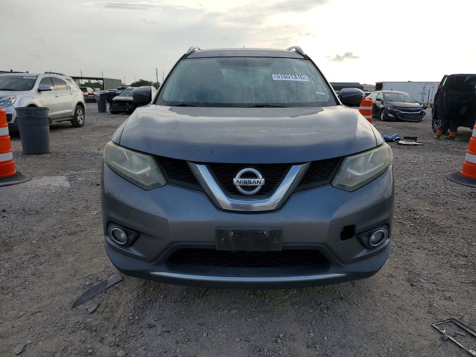 2016 Nissan Rogue VIN 5N1AT2MT7GC761382 COPART salvage auction — REAR END, TX - SALVAGE VEHICLE TITLE, sold $2,050 on 2026-07-02 (photo 5)