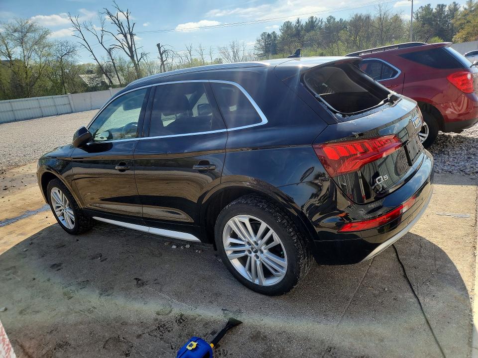 2018 Audi VIN WA1CNAFY4J2132406 COPART salvage auction — HAIL, WI - CERTIFICATE OF TITLE, sold $13,800 on 2026-07-06 (photo 2)
