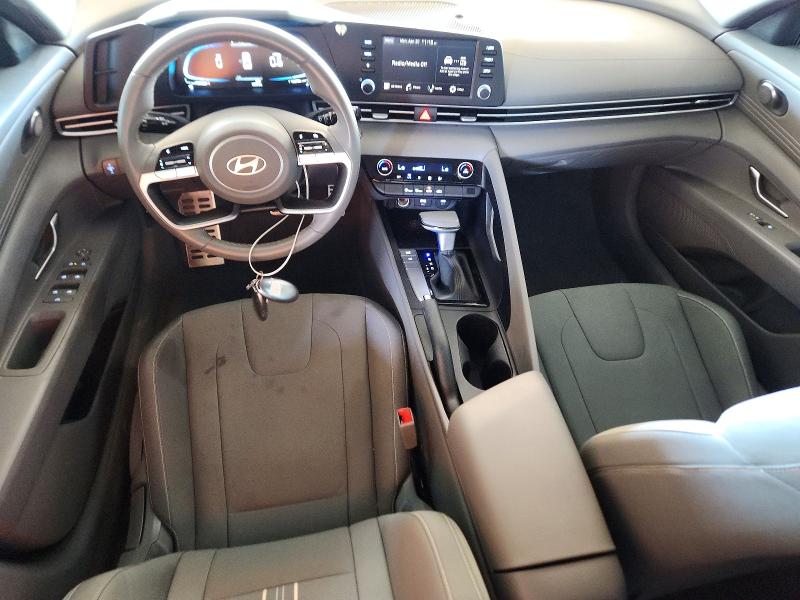 2025 Hyundai Elantra VIN KMHLM4DG1SU976098 COPART salvage auction — FRONT END, Salvage Title, sold $6,200 on 2026-07-27 (photo 8)