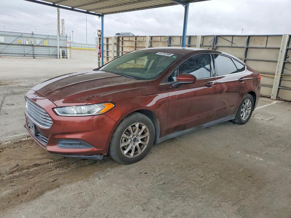 2016 Ford Fusion VIN 3FA6P0G76GR354355 COPART salvage auction — SIDE, Tx - Salvage Vehicle Title, sold $1,150 on 2026-07-06 (photo 1)