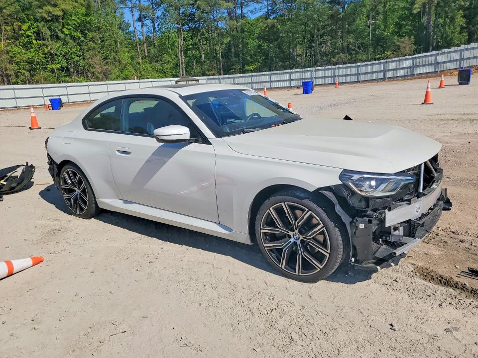 2023 BMW 2er VIN 3MW33CM09P8D52488 COPART salvage auction — FRONT END, Nc - Salvage Certificate Of Title, sold $11,800 on 2026-08-28 (photo 4)