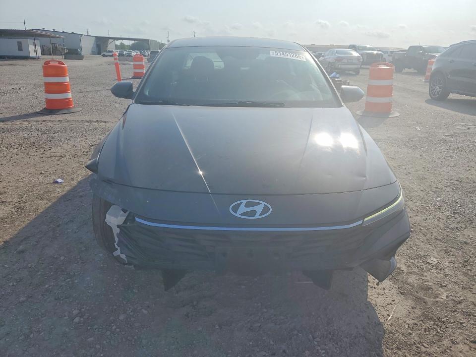 2024 Hyundai Elantra VIN KMHLM4DG3RU739252 COPART salvage auction — FRONT END, Tx - Salvage Vehicle Title, sold $5,300 on 2026-07-02 (photo 5)