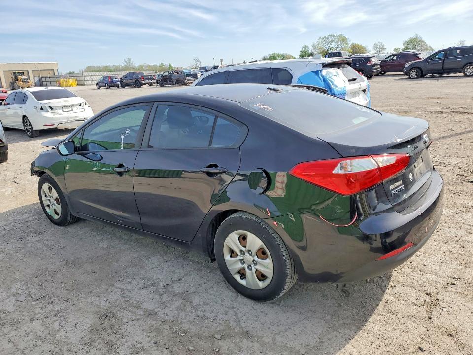 2016 Kia Forte VIN KNAFK4A60G5614779 COPART salvage auction — REAR END, Id - Salvage Certificate Of Title, sold $700 on 2026-07-10 (photo 2)