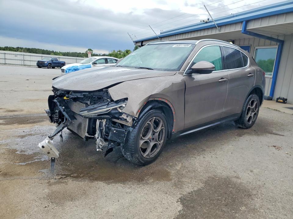2019 Alfa romeo Stelvio VIN ZASPAKBN5K7C45149 COPART salvage auction — FRONT END, Tn - Salvage Certificate, sold $35 on 2026-07-23 (photo 1)