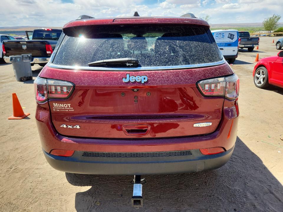 2021 Jeep VIN 3C4NJDBB2MT569241 COPART salvage auction — FRONT END, Nm - Cert Of Title-Salvage, sold $1,700 on 2026-08-03 (photo 6)