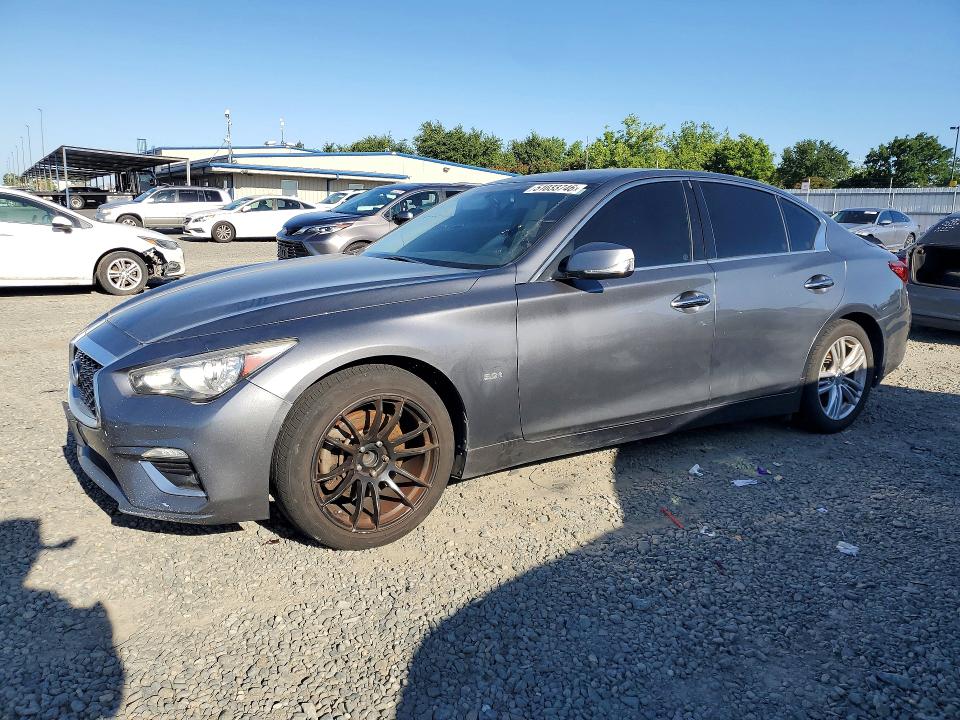 2018 Infiniti Q50 VIN JN1EV7AP0JM356232 — COPART salvage auction photo