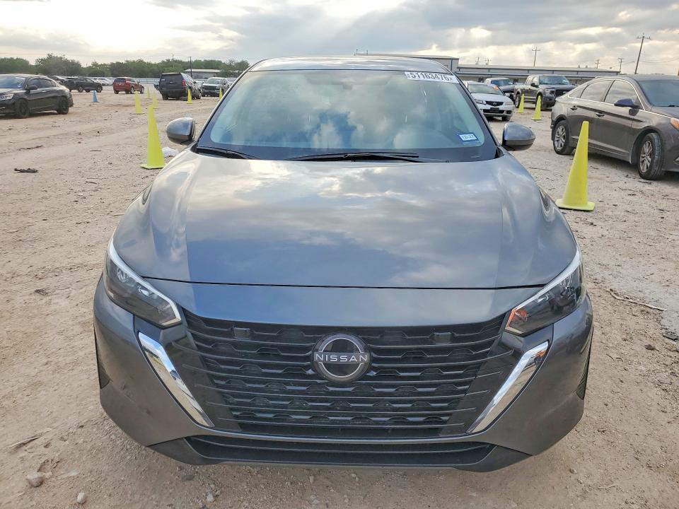 2025 Nissan Sentra VIN 3N1AB8CV4SY405875 COPART salvage auction — SIDE, Tx - Salvage Vehicle Title, sold $4,450 on 2026-07-09 (photo 5)