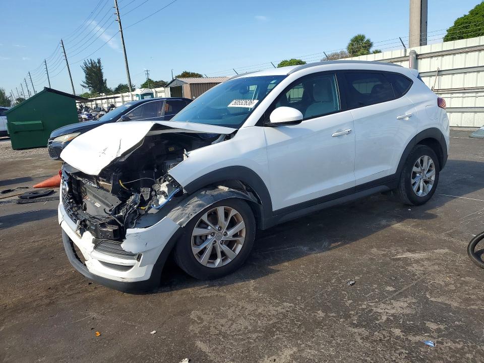 2021 Hyundai VIN KM8J33A46MU320609 COPART salvage auction — FRONT END, Fl - Certificate Of Destruction, sold $3,700 on 2026-07-13 (photo 1)