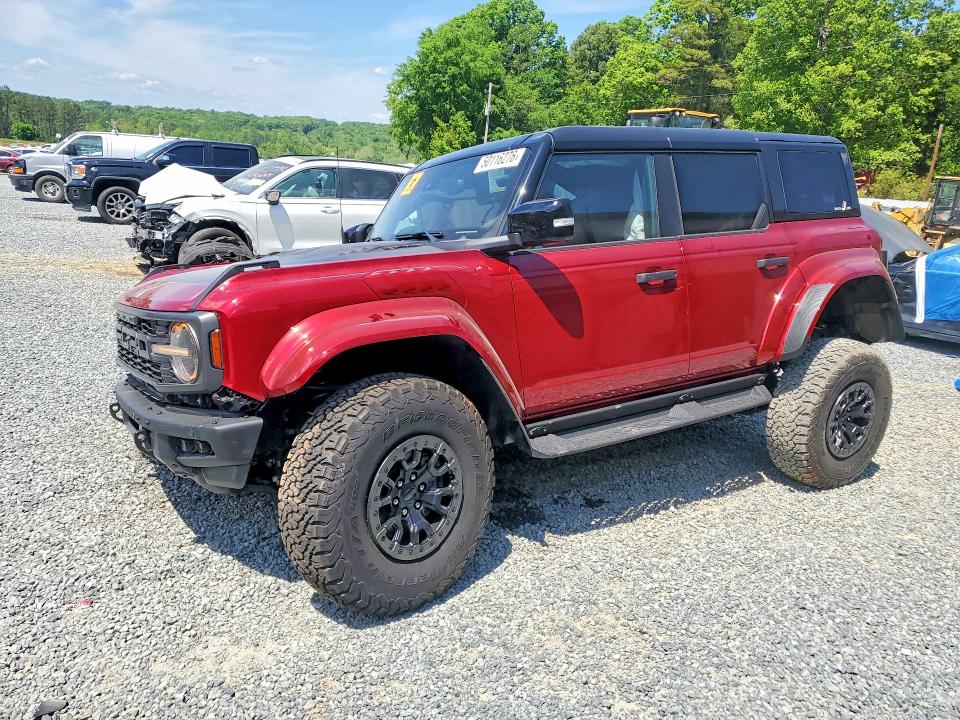 2025 Ford Bronco VIN 1FMEE0RRXSLB04372 COPART salvage auction — FRONT END, Nc - Salvage Certificate Of Title, sold $45,750 on 2026-07-02 (photo 1)