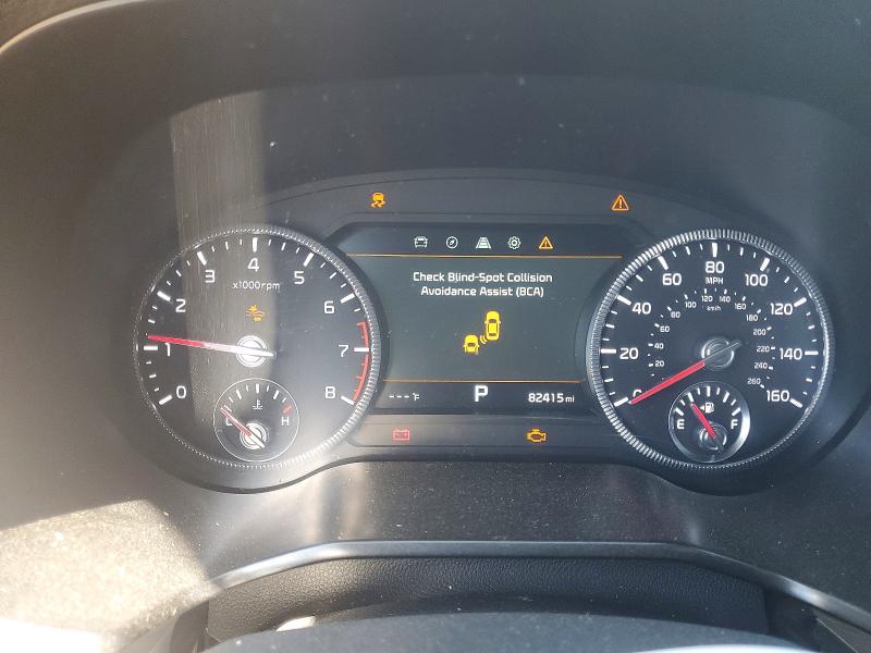 2020 Kia Telluride VIN 5XYP54HC4LG039548 COPART salvage auction — FRONT END, Ca - Salvage Certificate, sold $5,000 on 2026-07-06 (photo 9)