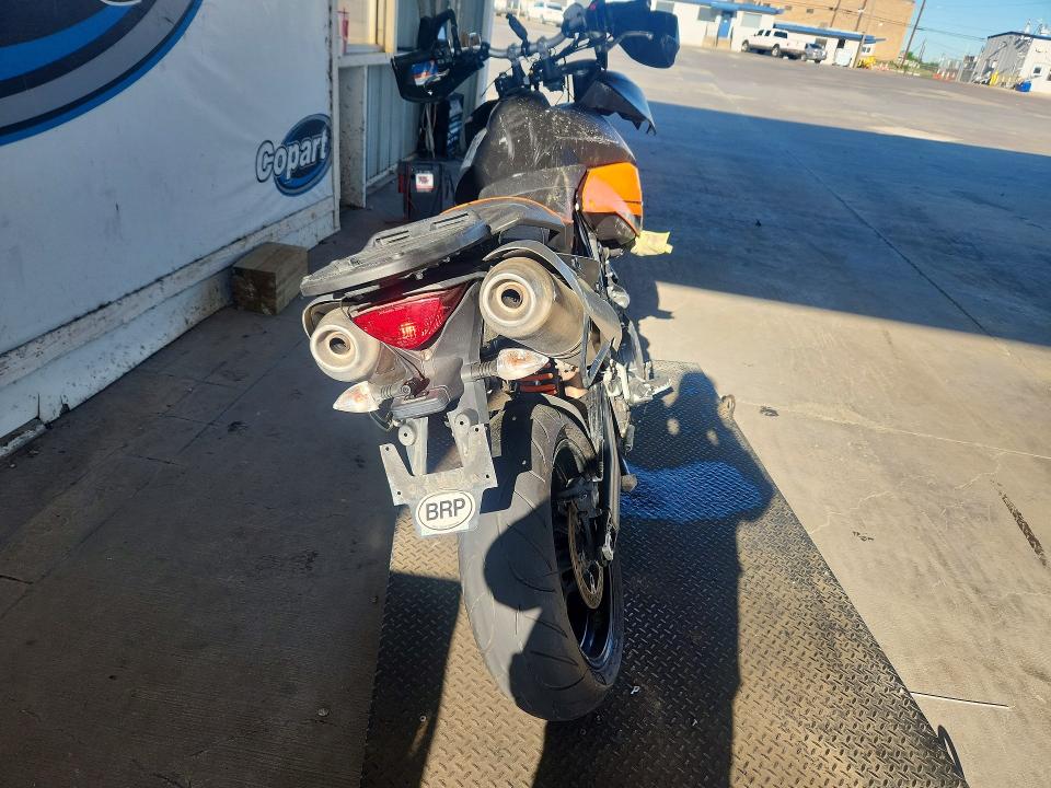 2010 Ktm 990 VIN VBKVS9406AM970054 COPART salvage auction — FRONT END, Tx - Salvage Vehicle Title, sold $100 on 2026-07-16 (photo 4)