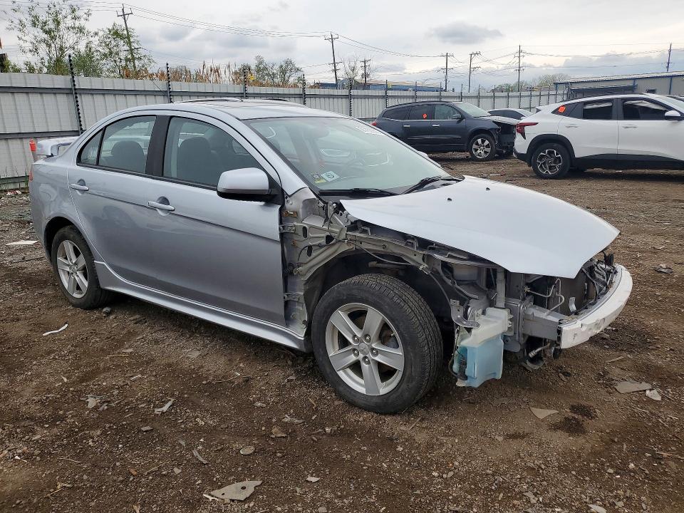 2009 Mitsubishi Lancer VIN JA3AU26U79U007434 COPART salvage auction — FRONT END, IL - SALVAGE CERTIFICATE, sold $375 on 2026-07-29 (photo 4)