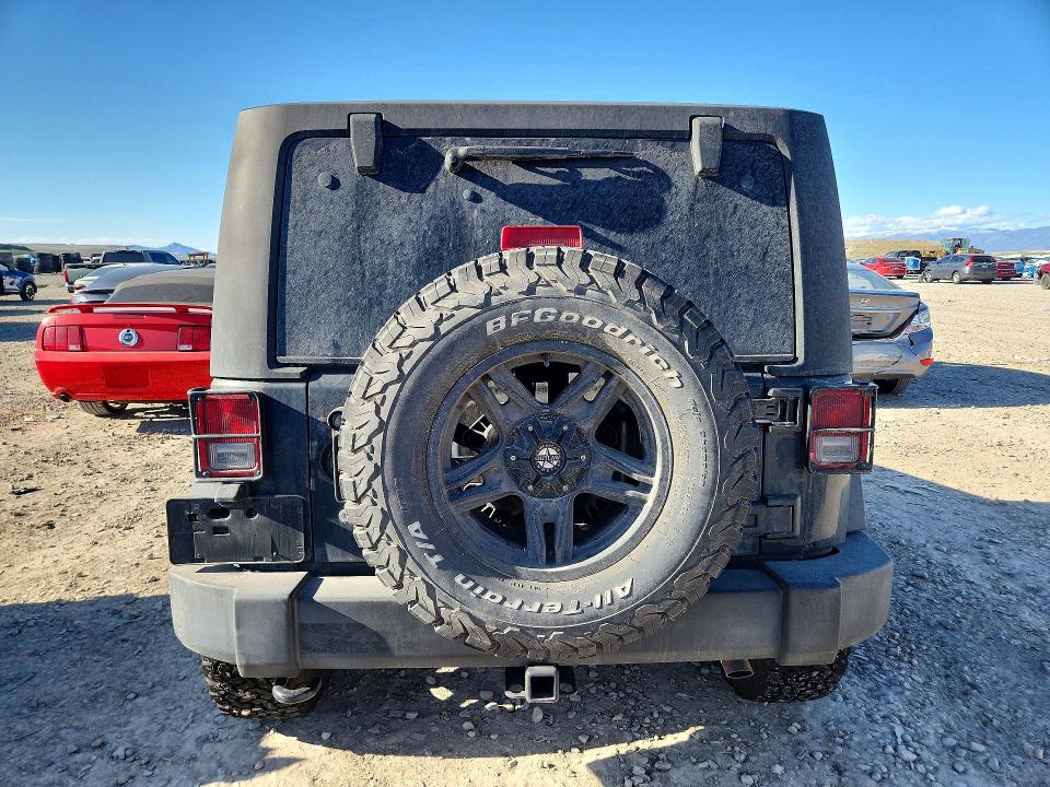 2016 Jeep Wrangler / VIN 1C4AJWAG7GL191005 COPART salvage auction — BURN, Tx - Salvage Vehicle Title, sold $1,300 on 2026-07-10 (photo 6)