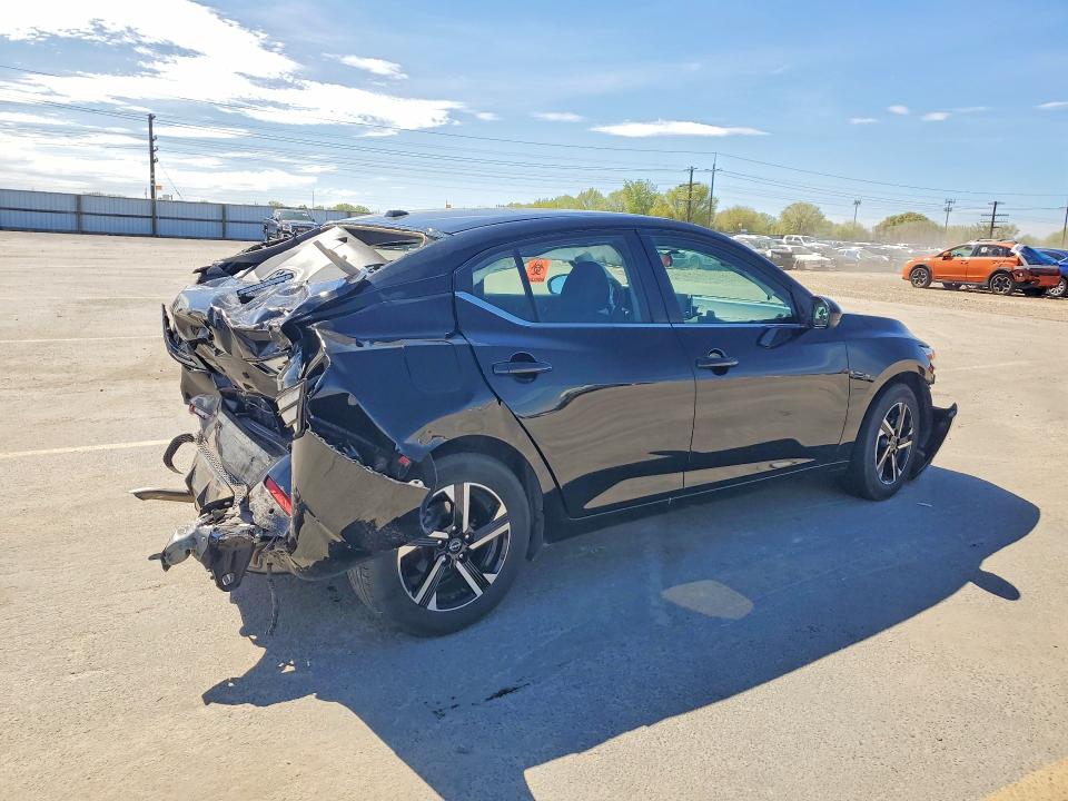 2025 Nissan Sentra VIN 3N1AB8CV7SY367218 COPART salvage auction — REAR END, Fl - Certificate Of Destruction, sold $2,750 on 2026-07-09 (photo 3)