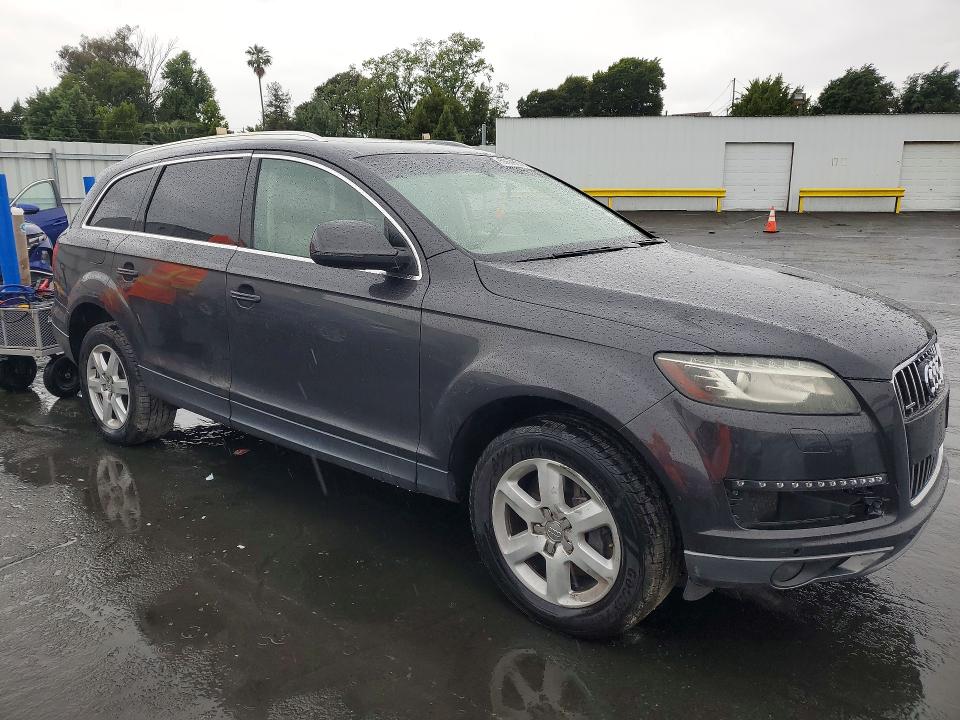 2013 Audi Q7 VIN WA1LGAFE4DD014283 COPART salvage auction — SIDE, Ca - Salvage Certificate, sold $800 on 2026-07-06 (photo 4)