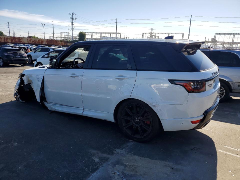 2018 Land rover RANGE ROVER VIN SALWR2RE6JA184519 COPART salvage auction — FRONT END, Ca - Salvage Certificate, sold $13,300 on 2026-07-15 (photo 2)