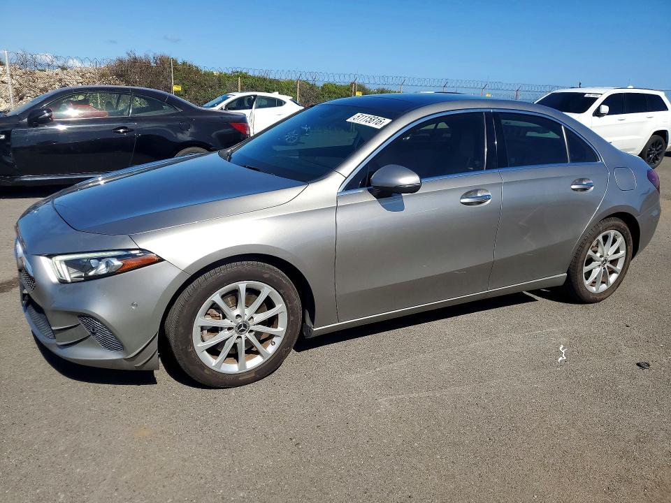 2019 Mercedes-benz A-klasse VIN WDD3G4EB4KW028674 COPART salvage auction — FRONT END, Hi - Certificate Of Salvage, sold $6,300 on 2026-08-03 (photo 1)