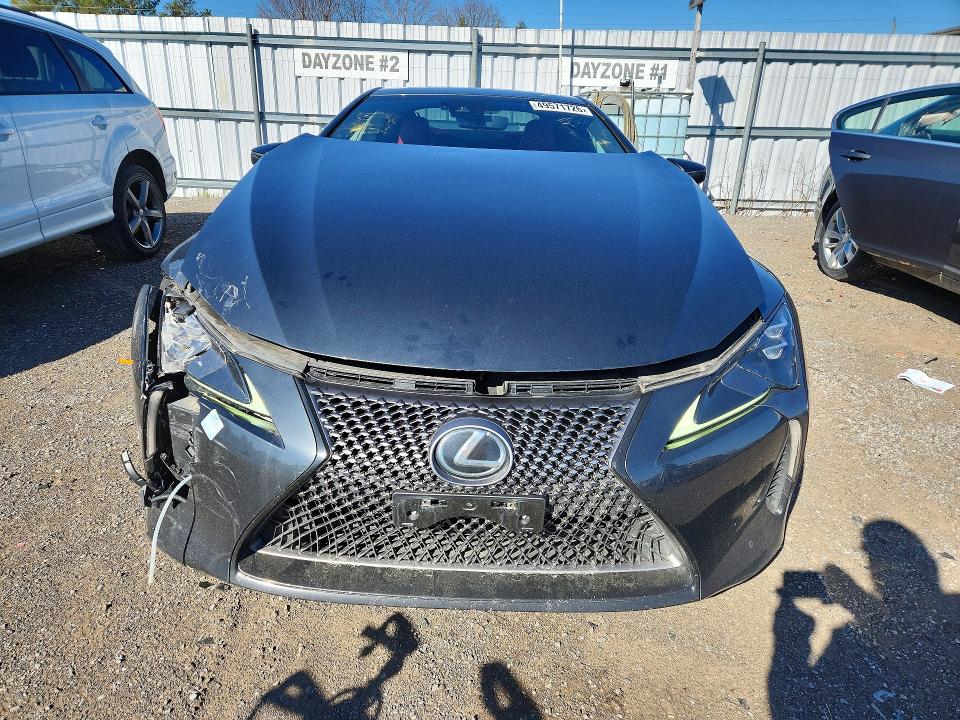 2018 Lexus Lc VIN JTHHP5AY8JA003979 COPART salvage auction — FRONT END, ON - PERMIT NO BRAND - UNFIT, sold $33,250 on 2026-07-07 (photo 5)