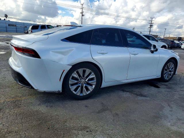 2023 Toyota Mirai VIN JTDAAAAA7PA009636 COPART salvage auction — REAR END, Ca - Salvage Certificate, sold $2,750 on 2026-07-08 (photo 3)