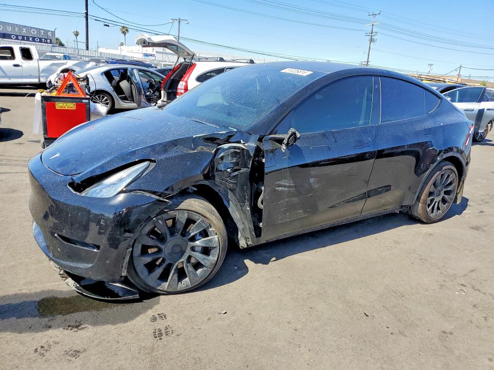 2023 Tesla Model y VIN 7SAYGDEE2PA109906 COPART salvage auction — FRONT END, CA, sold $6,500 on 2026-07-27 (photo 1)